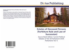 Estates of Deceased Persons (Forfeiture Rule and Law of Succession)