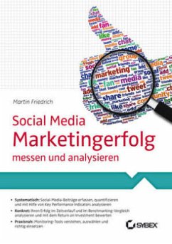 Social Media Marketingerfolg messen und analysieren - Friedrich, Martin