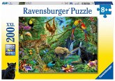 Ravensburger 12660 - Tiere im Dschungel, Puzzle, 200 Teile