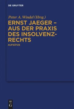 Ernst Jaeger - Aus der Praxis des Insolvenzrechts - Jaeger, Ernst