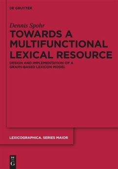 Towards a Multifunctional Lexical Resource - Spohr, Dennis