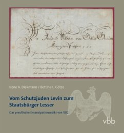 Cover Vom Schutzjuden Levin zum Staatsbürger Lesser