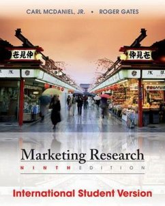 Marketing Research - McDaniel, Carl; Gates, Roger Marketing Research - McDaniel, Carl; Gates, Roger