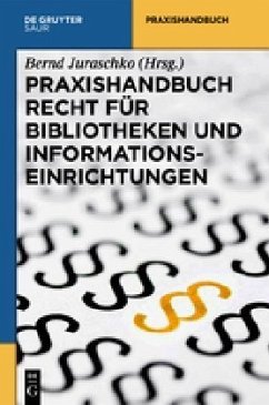 Cover Praxishandbuch Recht für Bibliotheken und Informationseinrichtungen