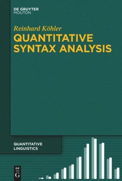 Quantitative Syntax Analysis - Köhler, Reinhard