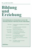 Universitätskulturen in Deutschland und den USA