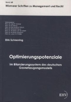 Optimierungspotenziale im Bilanzierungssystem des deutschen Gasnetzzugangsmodells - Schnerring, Dirk