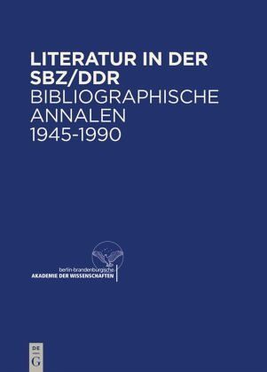Literatur in der SBZ/DDR, 8 Teile Literatur in der SBZ/DDR, 8 Teile