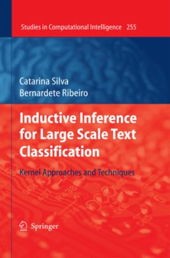 Inductive Inference for Large Scale Text Classification - Silva, Catarina;Ribeiro, Bernadete