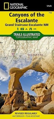 Canyons of the Escalante Map [Grand Staircase-Escalante National Monument] - National Geographic Maps