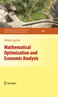Mathematical Optimization and Economic Analysis - Luptácik, Mikulás