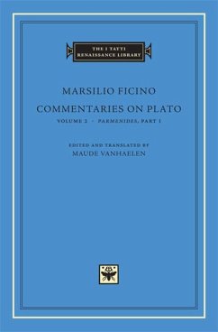 Commentaries on Plato: Volume 2 Parmenides - Ficino, Marsilio