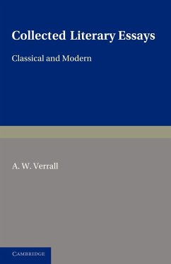 Collected Literary Essays - Verrall, A. W. (Arthur Woollgar)