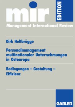 Personalmanagement multinationaler Unternehmungen in Osteuropa - Holtbrügge, Dirk