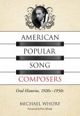 American Popular Song Composers