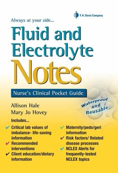 Fluid and Electrolyte Notes - Hale, Allison; Hovey, Mary Jo