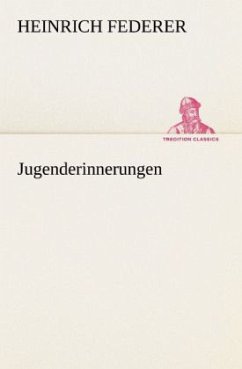 Jugenderinnerungen - Federer, Heinrich