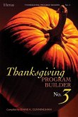 Thanksgiving Program Builder No. 3