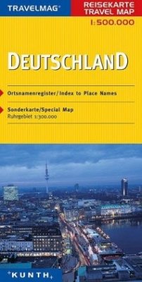 Cover Travelmag Reisekarte Deutschland / Travelmag Reisekarten