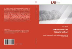 Cover Entre l'unicité et l'identification