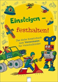 Cover Einsteigen - festhalten!, Malbuch