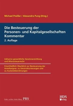 Die Besteuerung der Personen- und Kapitalgesellschaften, Kommentar