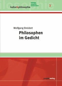 Cover Philosophen im Gedicht