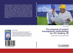 The proposal of project management methodology for ZTC Holding, SE