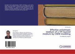 Effective anisotropic medium of a VTI layered medium by CSEM modeling