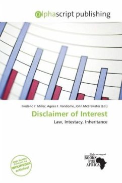 Cover Disclaimer of Interest