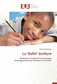 La "belle" écriture