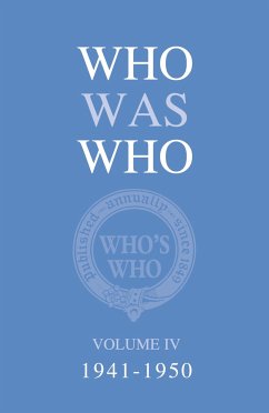 Who Was Who, Volume IV - Who's Who