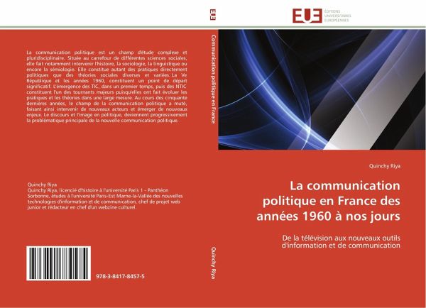 La communication politique en France des années 1960 à nos jours