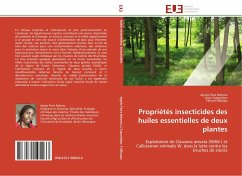Propriétés insecticides des huiles essentielles de deux plantes - Ndomo, Agnès Flore;Tapondjou, Léon;Mbiapo, Félicité