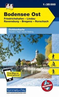 Kümmerly+Frey Outdoorkarte Bodensee Ost
