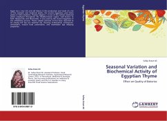 Seasonal Variation and Biochemical Activity of Egyptian Thyme