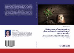 Detection of conjugative plasmids and evaluation of genotoxicity