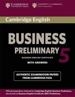 Cambridge BEC. Preliminary Student's Book Pack 5 (Student's Book with answers and Audio CD)