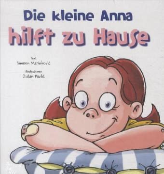 Die kleine Anna hilft zu Hause