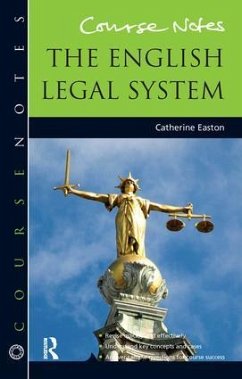 Course Notes: the English Legal System - Easton, Catherine