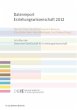 Datenreport Erziehungswissenschaft 2012 - Bild 1