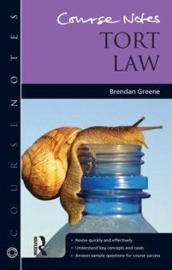 Course Notes: Tort Law - Greene, Brendan