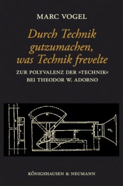 Durch Technik gutzumachen, was Technik frevelte - Vogel, Marc