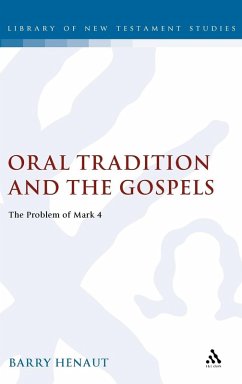Cover Oral Tradition and the Gospels