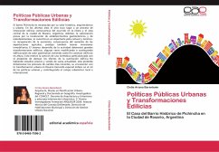 Políticas Públicas Urbanas y Transformaciones Edilicias - Barenboim, Cintia Ariana