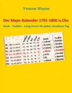 Der Maya-Kalender 1701-1800 n.Chr.