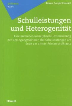 Cover Schulleistungen und Heterogenität