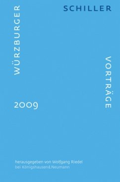 Cover Würzburger Schiller Vorträge 2009