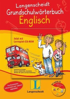 Cover Langenscheidt Grundschulwörterbuch Englisch, Buch mit Audio-CD + Lernspiel-CD-ROM
