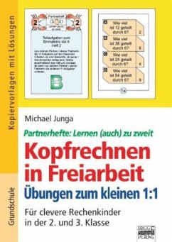 Cover Kopfrechnen in Freiarbeit: Übungen zum kleinen 1:1